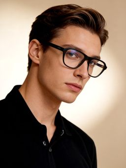 IDEE - Square ID1707C2FR Black Medium Eyeglass Frames