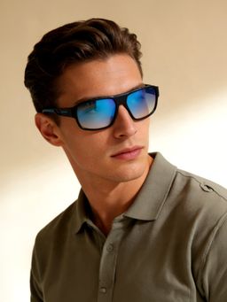 IDEE - IDS3019C4SG - UV Protected Gradient Mirror Sunglasses for Men (62)