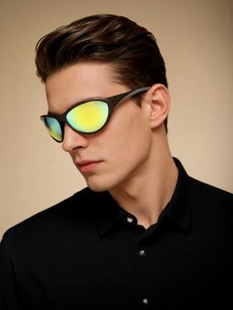 IDEE - IDS3029C3SG - UV Protected Solid Mirror Sunglasses for Men (65)