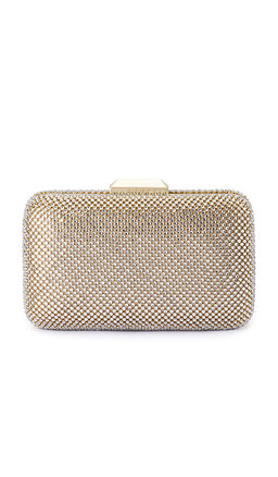 olga berg - Ronny Crystal Mesh Clutch