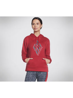 SKECHERS - Diamond Legacy Pull Over Hoodies Red