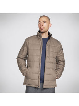 SKECHERS - Go Shield Puffer Jacket Brown