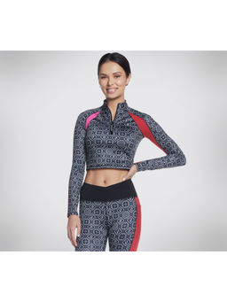 SKECHERS - Gosculpt Diamond Legacy 1/4 Zip T-Shirt Grey