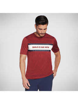 SKECHERS - Godri Charge Dash Tee T-Shirt Red