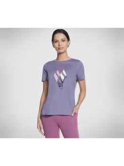 SKECHERS - Diamonds Tee T-Shirt Purple