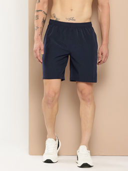 Alcis - Navy Blue Woven Shorts