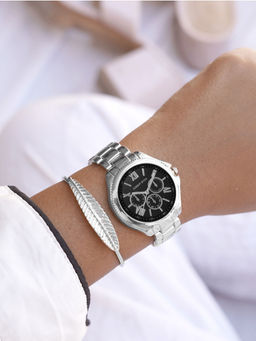 Joker and Witch - Joker & Witch Chrono Blade Watch Bracelet Stack For Women (Pack of 2) (JWBS329)