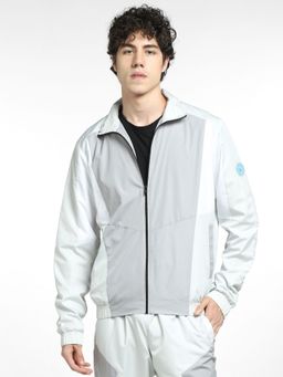 Jack & Jones - Grey Colourblocked Track Co-ord Jacket