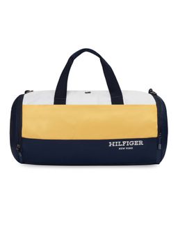 Tommy Hilfiger - Unisex Gym Duffle Bag - Navy+Yellow+White