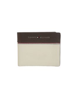Tommy Hilfiger - Men's Slim fold Wallet Mantaro - Off White