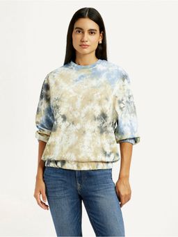 Levi's - Women's Tie - Dye Multi-Color Crew Neck Sweatshirt