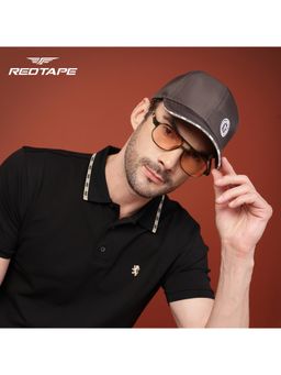 Red Tape - Unisex Solid Velcro Grey Cap