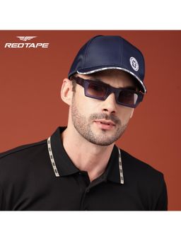 Red Tape - Unisex Solid Velcro Blue Cap