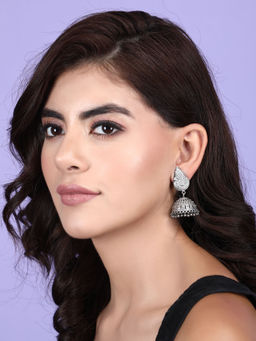 Auraa Trends - Elegant Oxidised Jhumki Earrings For women