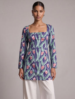 NISHORAMA - Esha Sleeved Corset Kurti