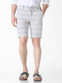Jack & Jones - White Stripes Casual Shorts