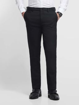 Arrow Newyork - Grey Textured Formal Trouser