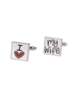 The Tie Hub - I Love My Wife Cufflinks