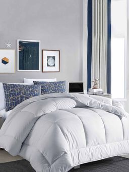 Razzai - Microfiber White Mild Winter 300Gsm Single Bed |Quilt|Dohar