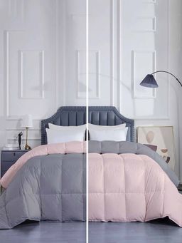 Razzai - Microfiber Heavy Winter 500 Gsm Peach|Single Bed Comforter