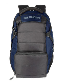 WILDHORN - Blue 30L Unisex Polyester Laptop Backpack