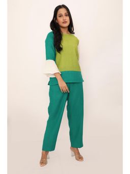 dhaaga - Hazel Green Co-Ord (Set of 2)