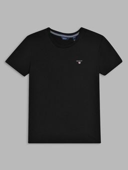 GANT - Kids Boys Black Solid T-shirt