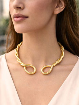 ToniQ - 20-In-1 Adjustable Golden Necklace