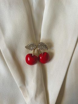 AMOSSH - Cherry Red Brooch