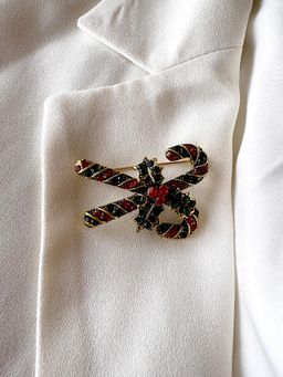 AMOSSH - Christmas Umbrella Holiday Brooch