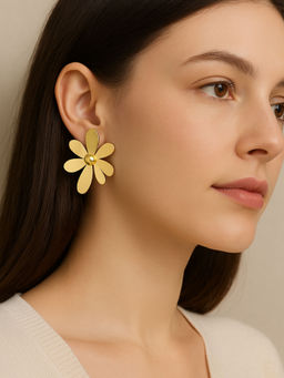 VIEN - Minimal Gold-Plated Earrings for Women Gold