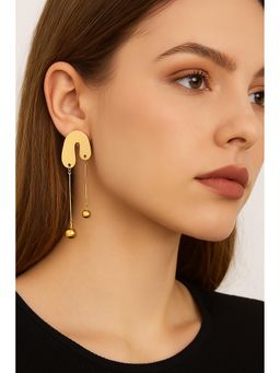 VIEN - Minimal Gold-Plated Earrings for Women Gold