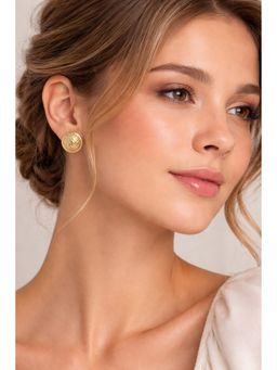 Niska - Geometric Floral Pattern Earrings