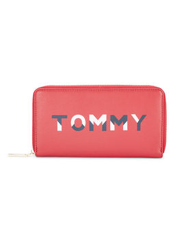 Tommy Hilfiger - Rainier Womens Orange Printed Wallet