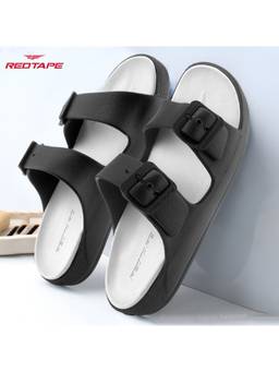 Red Tape - Men's EVA Black Sandals