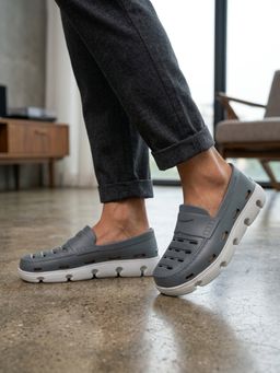 Red Tape - Men's EVA Comfort Grey Loafers