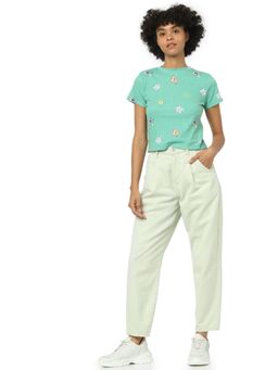 ONLY - Women Printed Green Top