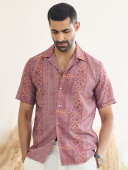 MR BUTTON - Men Floral Opaque Printed Casual Shirt