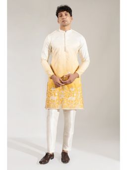 RNG Safawala - Yellow Ombre Kurta and Pant