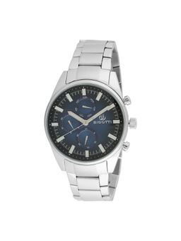 Bigotti - Men Blue Dial Stainless Steel Watch - BG.1.10515-3