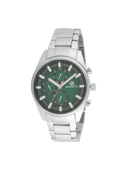 Bigotti - Men Green Dial Stainless Steel Watch - BG.1.10515-4