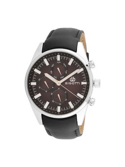 Bigotti - Men Brown Dial Stainless Steel Watch - BG.1.10516-1