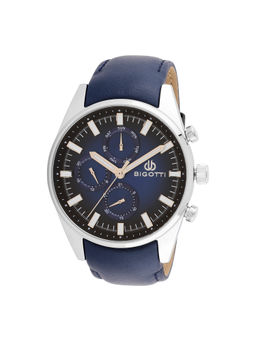 Bigotti - Men Blue Dial Stainless Steel Watch - BG.1.10516-2