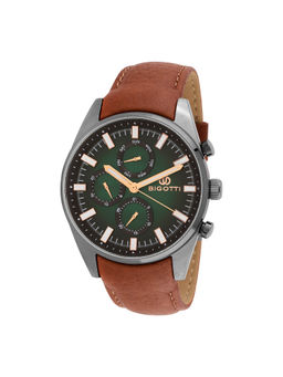 Bigotti - Men Green Dial Stainless Steel Watch - BG.1.10516-3