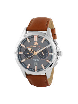 Bigotti - Men Grey Dial Stainless Steel Watch - BG.1.10521-3