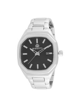 Bigotti - Men Black Dial Stainless Steel Watch - BG.1.10529-1