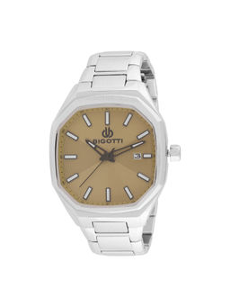 Bigotti - Men Beige Dial Stainless Steel Watch - BG.1.10529-2