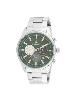 Bigotti - Men Green Dial Stainless Steel Watch - BG.1.10542-3