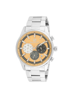 Bigotti - Men Orange Dial Stainless Steel Watch - BG.1.10542-4