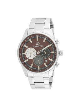 Bigotti - Men Brown Dial Stainless Steel Watch - BG.1.10542-5